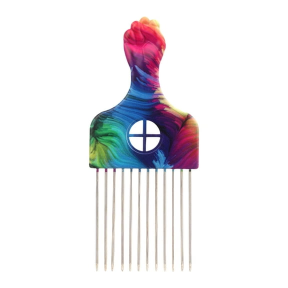 Necvior African Hair Comb Straight Hair Styling Pick Comb Hair Pick for Women and Men