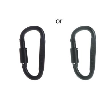 32 Pcs Colorful Oval Carabiner Clips - Small Aluminum Keychain Hooks For Keys, Backpacks, DIY (Assorted Colors)