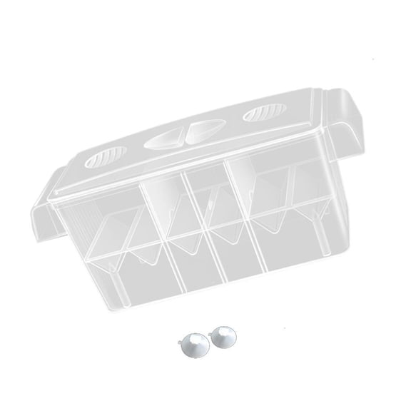 Necvior Aquarium Breeder Box FishTanks Incubator Small Fish Hatchery for Injured Fish