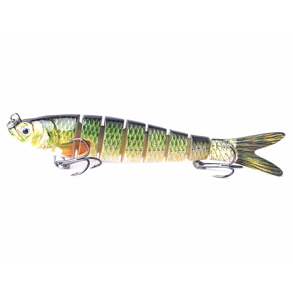Necvior Artificial Swimbait Crankbait Fishing Lures Realistic 3D Sinking Swim Hard Baits