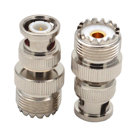 Necvior BNC UHF RF Coaxial Coax Adapter for Electronics Enthusiasts RF Converter