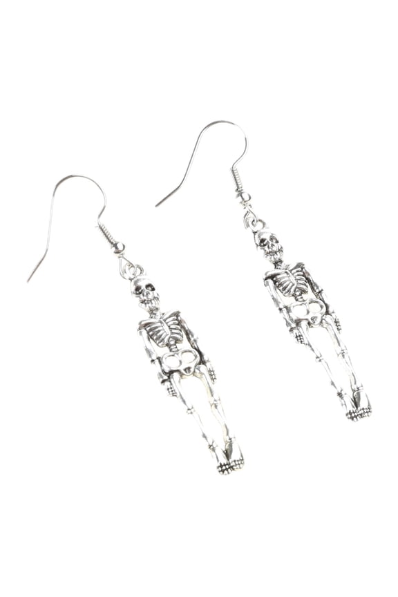 Bat Spider Long Ear Drop Earrings Hip Hop Costume Accessories