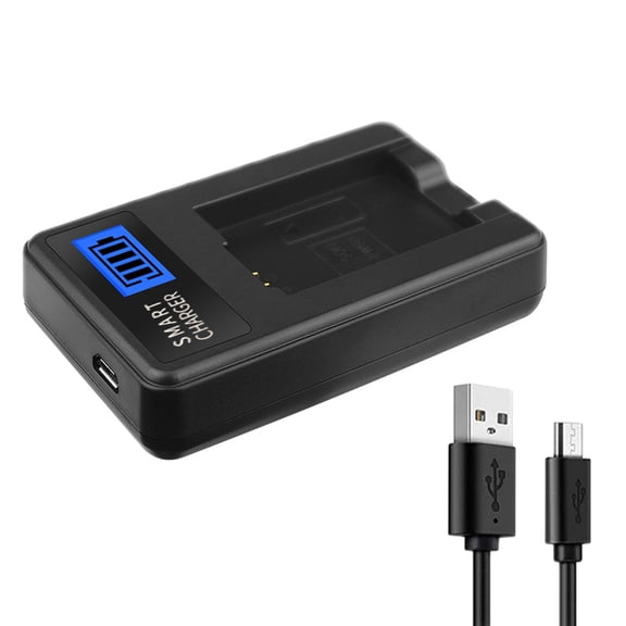 Necvior Rapid NPFW50 LCD USB Charger Efficient and Versatile Charging Base for NEX5 NEX5R NEX5N NEX3 NEX3N NEX7 NEXC3 Battery