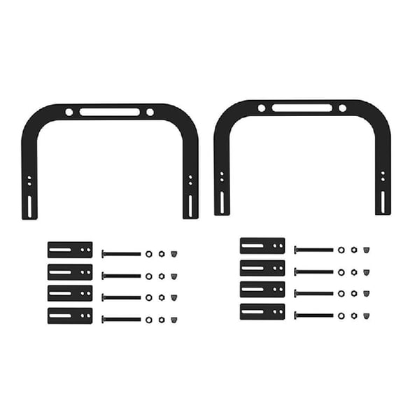Necvior Bed Mattress Anti-Movement Device Adjustable Metal Bed Frame Bracket Bed Fixation set for Unwanted Shifting