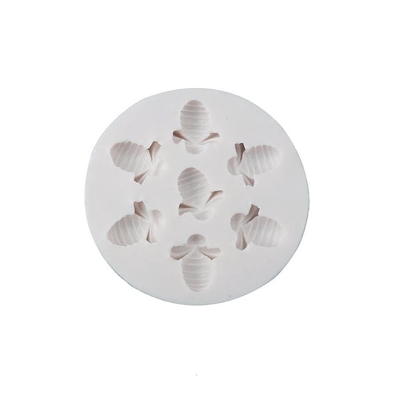 Necvior Bee-Shape Silicone Mold Sugarcraft-Cupcake Baking Mold Little-Bee Fondant Mold Chocolate Cake Decorating Tools DIY Art