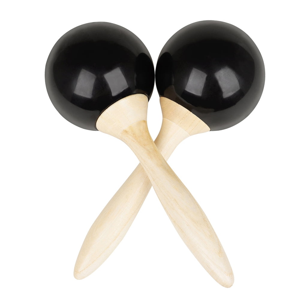 Necvior Beech Wood Sand Hammer Shaker Hand Rattle Percussion Musical ...