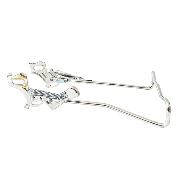 Necvior Bicycles Double Kickstand Adjustable Bike Center Mount Stand Nonslip Rear Mount Support Mountain Bike Cycle Parking Rack