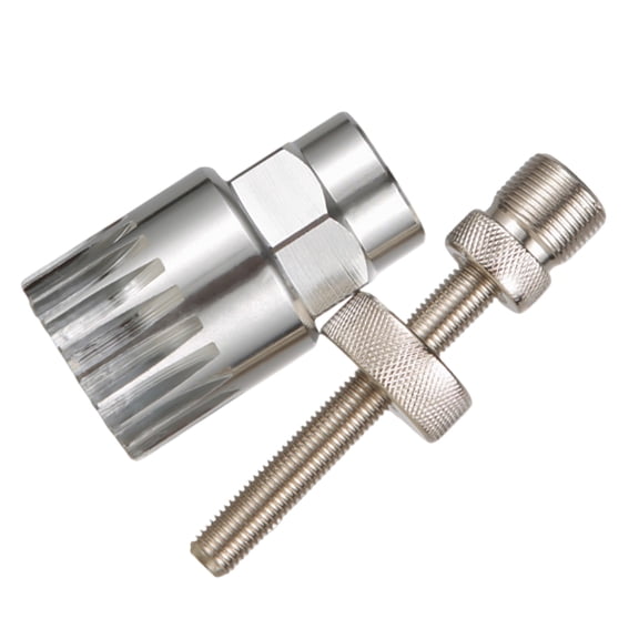 Necvior Bike Cassette Removal Tool Bottom Bracket Removal Sleeve Cassette Lockring Tool