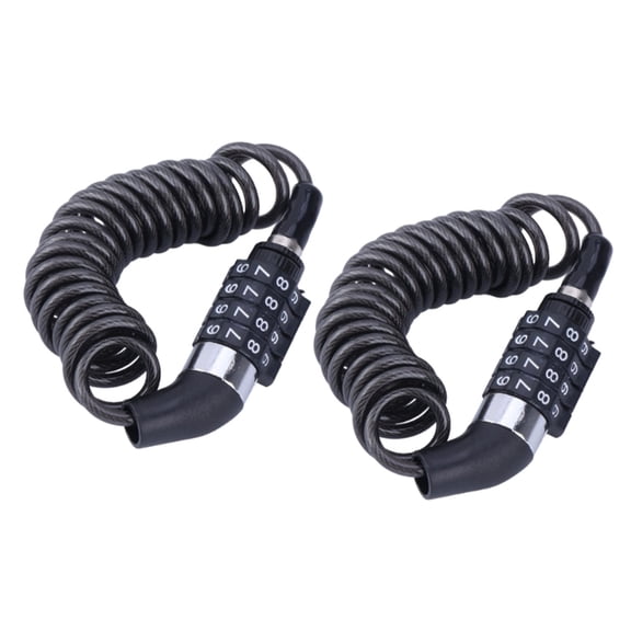 Necvior Bike Lock Cable 4Digits Bike Combination Lock for Cycling, Mountain Bicycles, Highly Security and Waterproof Bike Lock