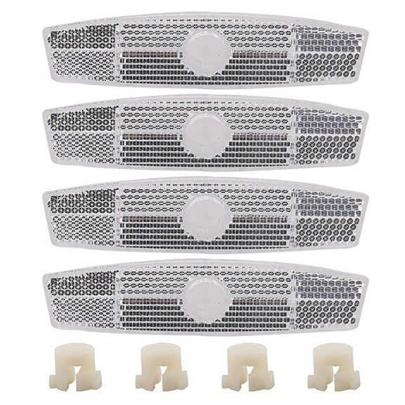 Necvior Bikes Spoke Reflectors, 4Pcs Bikes Wheel Reflectors, Bikes Wheel Reflectors Spoke Cyclings Highly Reflective Bikes Clip