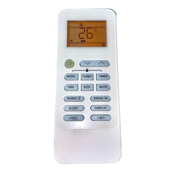 Necvior Broad Compatibility Remote Control ABS Texture with Ergonomic Key and Energy Saving Mode for 190424(XHY-S) Electronics