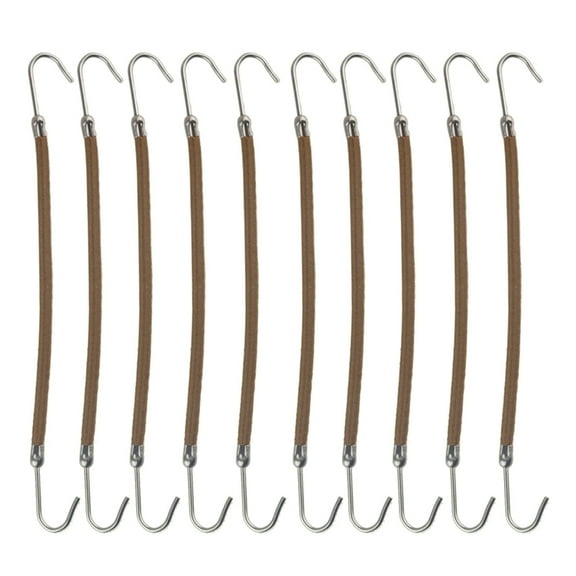 Necvior Bundle of 10 Hair Styling Hooks Hair Tie for Buns Head Elastic Ponytail Holder