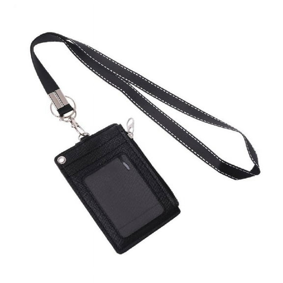 Necvior Business Credit Card Badge Coin Purse Holder Neck Strap Lanyard Keychain