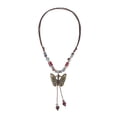 thumbnail image 1 of Necvior Butterfly Pendant Necklace Jewelry Vintage Clavicle Chain Necklace Sweater Chain, 1 of 12