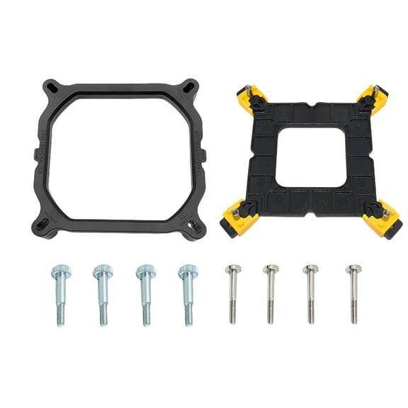 Necvior CPU Cooling Fan Support Base Frame With Installation Screws for 1700 1200 115x 2011 1366 Retention Backplates Set