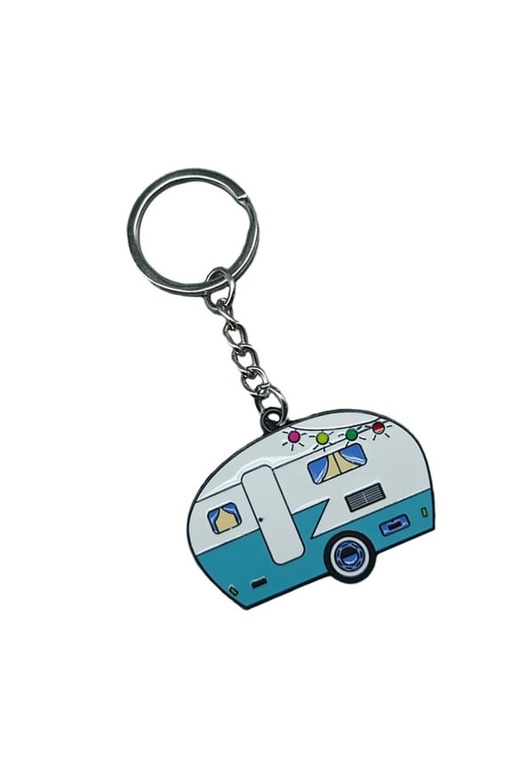 Camping Keychain Portable Sturdy Alloy Materials for Everyday Use Travel Gifts