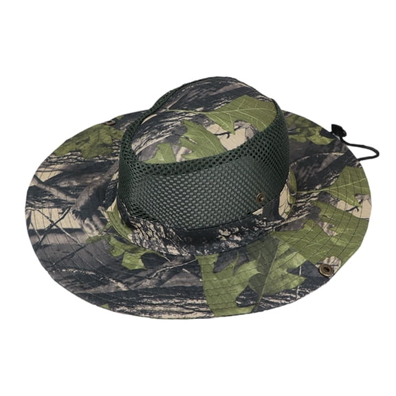 Necvior Campings Hunting Hat Bucket Waterproof Casual Outdoor Mesh Fisherman Hat
