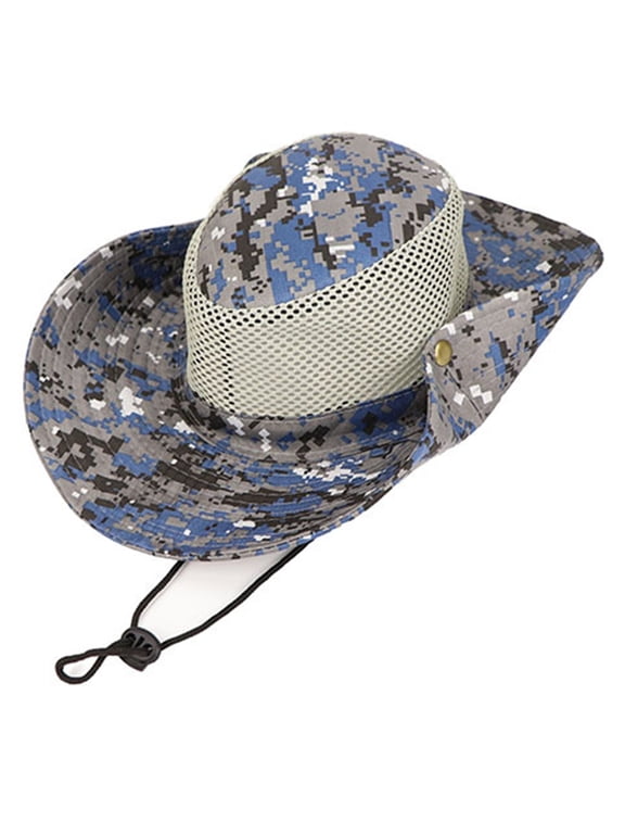 Campings Sun Hat Visors Mesh Hole Wide Brims Fisherman Safaris Hat UV Sun Hat