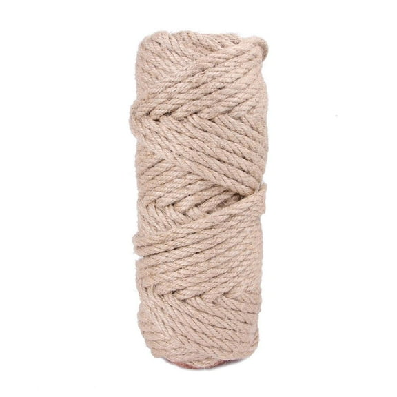Necvior Cat Natural Sisal Rope for Scratching Post Replacement, Sisal Rope for Repairing, DIY Scratcher, 4/6/8mm Diameter