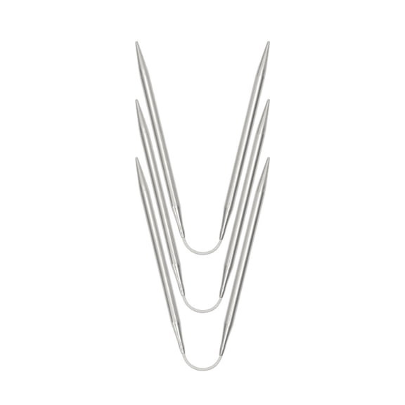 Necvior Circular Knitting Needle with Wire Crochet Knitting Needle