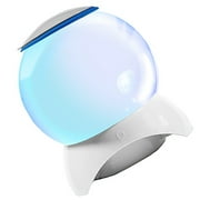 Necvior Clear Sphere Jellyfish Tanks with LED and Pumping for Home Office