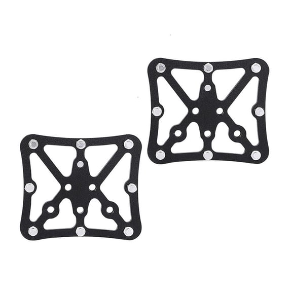 Necvior Clipless Platform Adapter for Bicycles Clipless Pedal Adapter to Platform Pedal