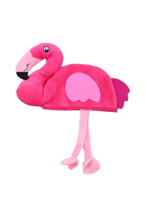 Cloth Flamingo Shape Hat Carnivals Thanksgiving Bucket Hat for Teenagers