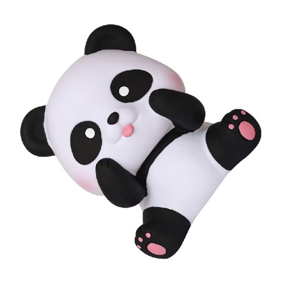 Necvior Coin Holder with Anti fall Feature Convenient Money Storage Case Automatic Money Collection Box Panda Money Saving Jar