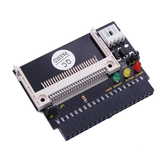 Necvior Compact Flash to IDE Adapter Card 40 Pin Compact Flash Card 40 Pin IDE Hard Drive Converters Card IDE Female Expansion Card