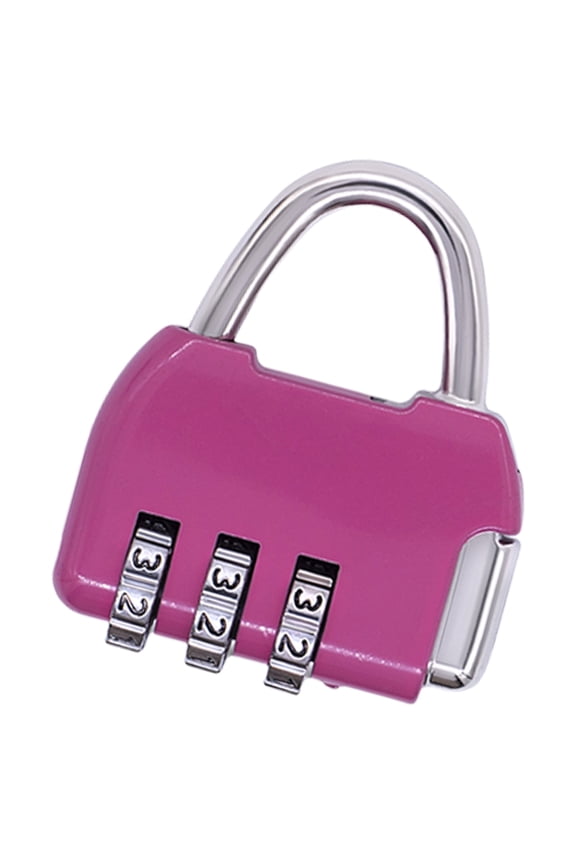 Eye Catching Travel Safety Lock for Backpacks and Luggage Suitcase Scratch Resistant Metal Lock Easy to Use