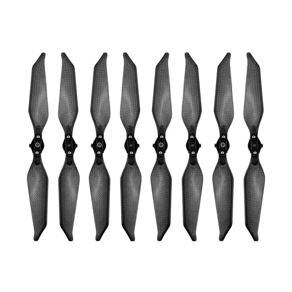 Necvior Compatible for for Mavic Pro 8331F Carbon Fiber Propellers Anti-deformed Drone Accessory Durable 1/2/4 Pairs Propellers