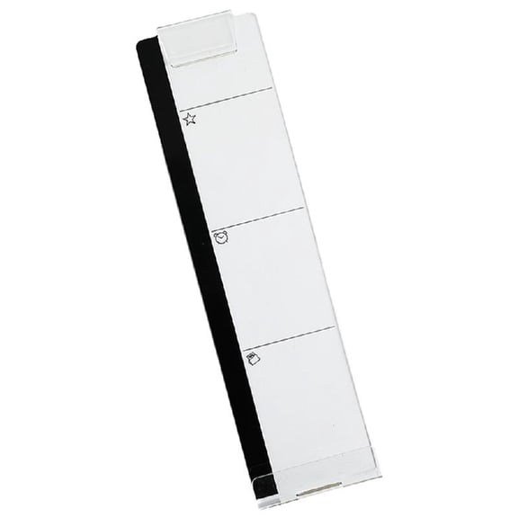 Necvior Computer Monitors Note Board Side Mount Computer Sticky Note Holder Message Memo Panel for Office Computer Screen