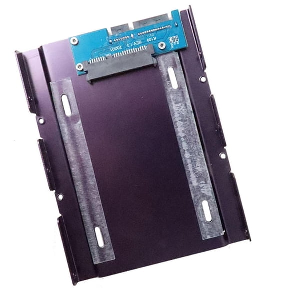 Necvior Computer Storage 2.5" to 3.5" SSD Aluminum Mounting Bracket with PVC Shockproof