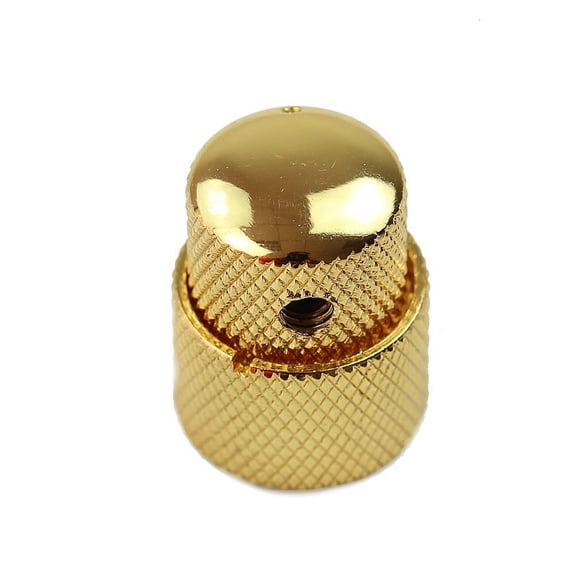Necvior Concentric Dual Knob Metal Dome Potentiometer Cap For Electric Guitar Bass Tone