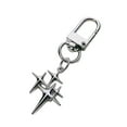 thumbnail image 1 of Necvior Contemporary Moon Star Keychain Versatile Zinc Alloy Decoration Keyring Unisex Fashion Accessory for Everyday Use, 1 of 20
