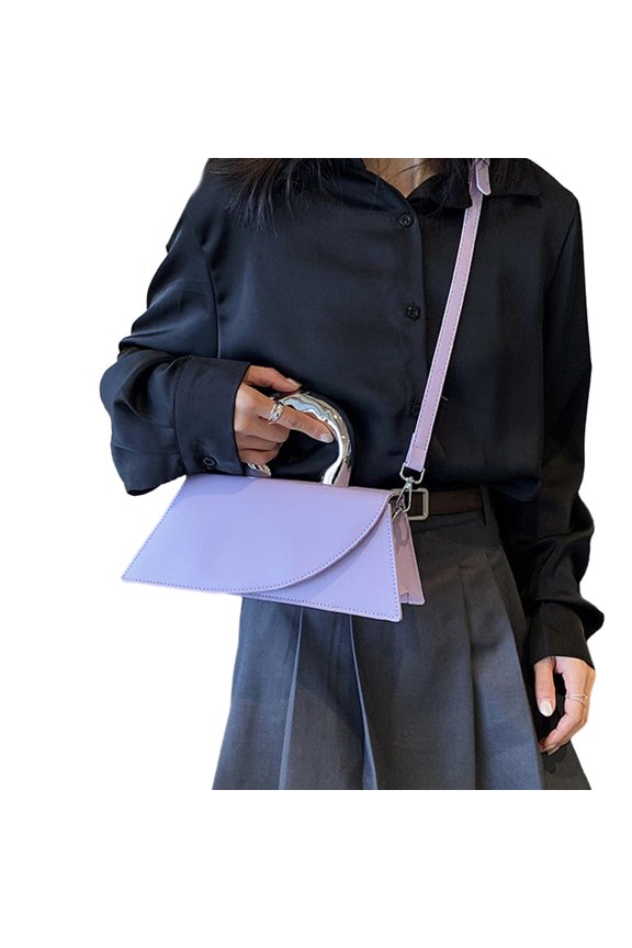 Convenient Shoulder Bag Trendy Crossbody Bag Small Square Bag Unique Zipper Security for Daily Use & Organizing Items