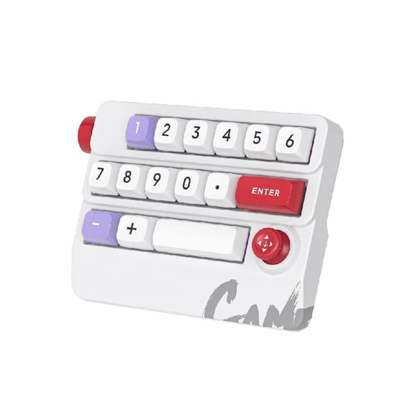Necvior Corded Mechanical Gamer Keyboard with Backlighting and Hot Swappable Keys, Macro Joystick Included