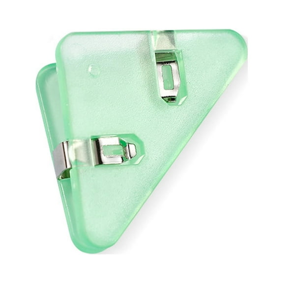 Necvior Corner Paper Clamp Book Page Mark Office File Clip Hold up 50 Sheets for Student