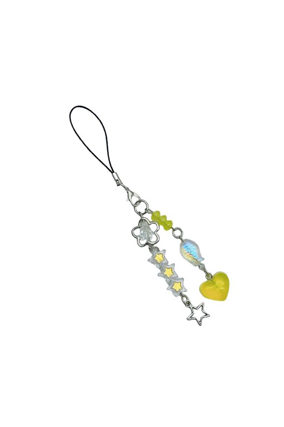Creative Fish Bead Keychain Multifunctional Key Ornament Heart Hanging Ornament