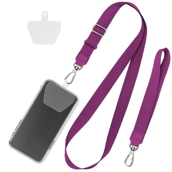 Necvior Crossbody Cellphone Lanyard Travel Essential Phone Lanyard Adjustable Phone Strap with Tether Tabs Phone Accessories