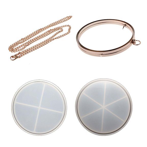 Necvior Crystal Glue Mouth Gold Storage Rack Quicksand Bag Diy Handmade Silicone Mold