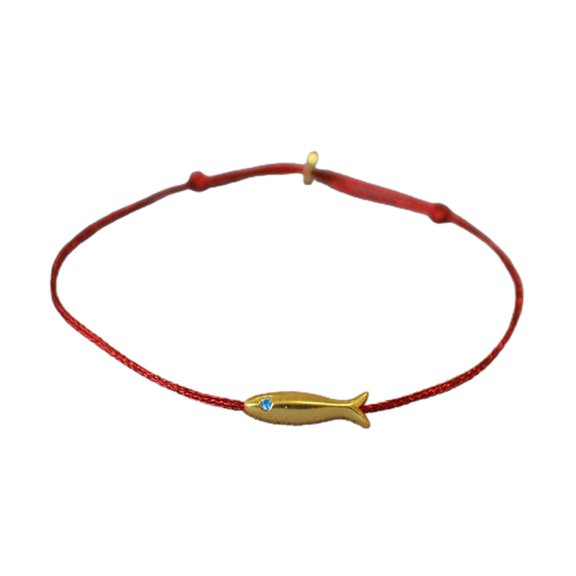 Necvior Cute Lucky Little Fish Mother's Day Parent-child Hand-woven Red Thread Bracelets
