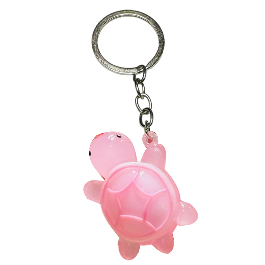 Necvior Cute Turtles Key Holder With Soft Touch Rubber Keyrings For ...