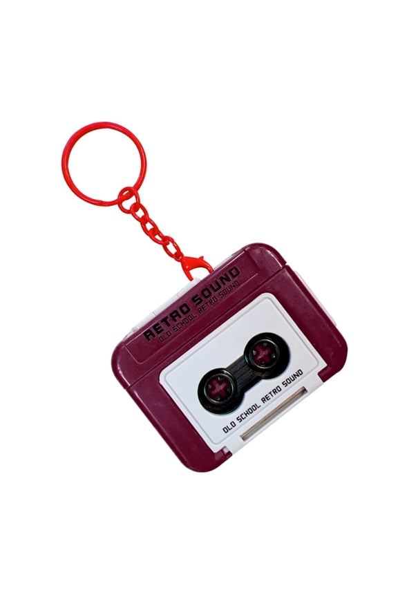 Decorative Small Recorder Pendant Antique Recorder Keychain ABS Texture