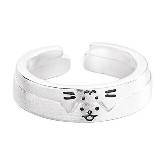 Necvior Delicate themed Couple Rings Simple and Modern Finger Rings Accessory