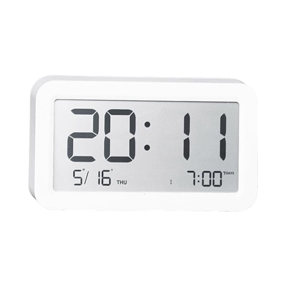 Necvior Digital Clock for Bedroom Desk Modern Minimalists Time Watch Alarm Clock