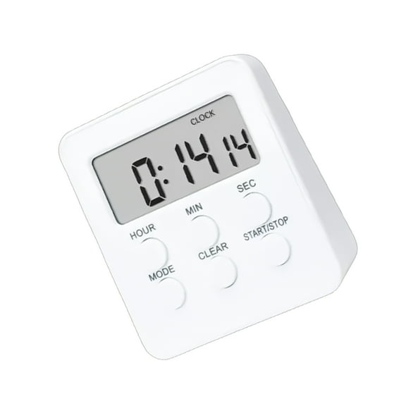 Necvior Digital Kitchen Timer with Bright LED Display Battery Operated Stopwatch Clock Effective Time Management Accessories