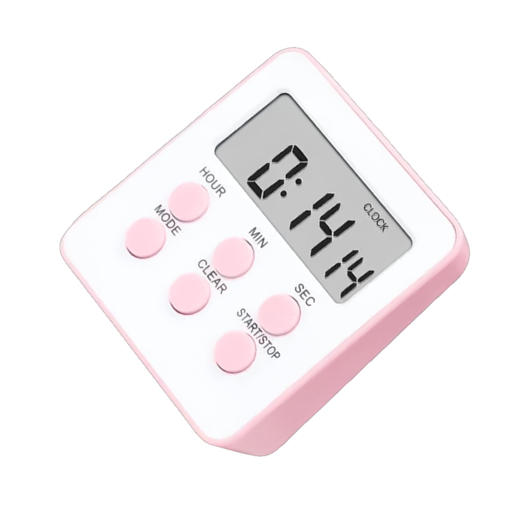 Necvior Digital Kitchen Timer with Bright LED Display Battery Operated ...