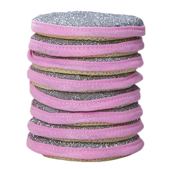 Necvior Dishwashing Scouring Pads Cleaning Cloth Pot Washing Sponges Double-sided Clean