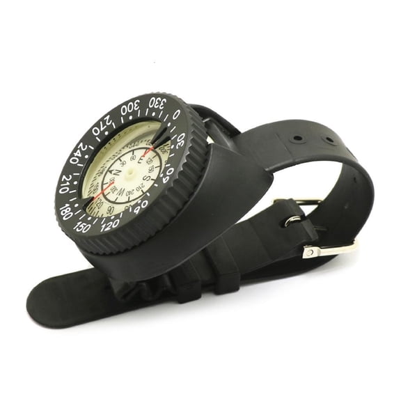 Necvior Diving Sighting Compasses Waterproofs Luminously Compasses with Adjustable Strap